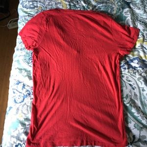 J. Crew Tops - J. Crew red vneck vintage cotton T-shirt Sz M J. Crew Tops - J. Crew red vneck vintage cotton T-shirt Sz M